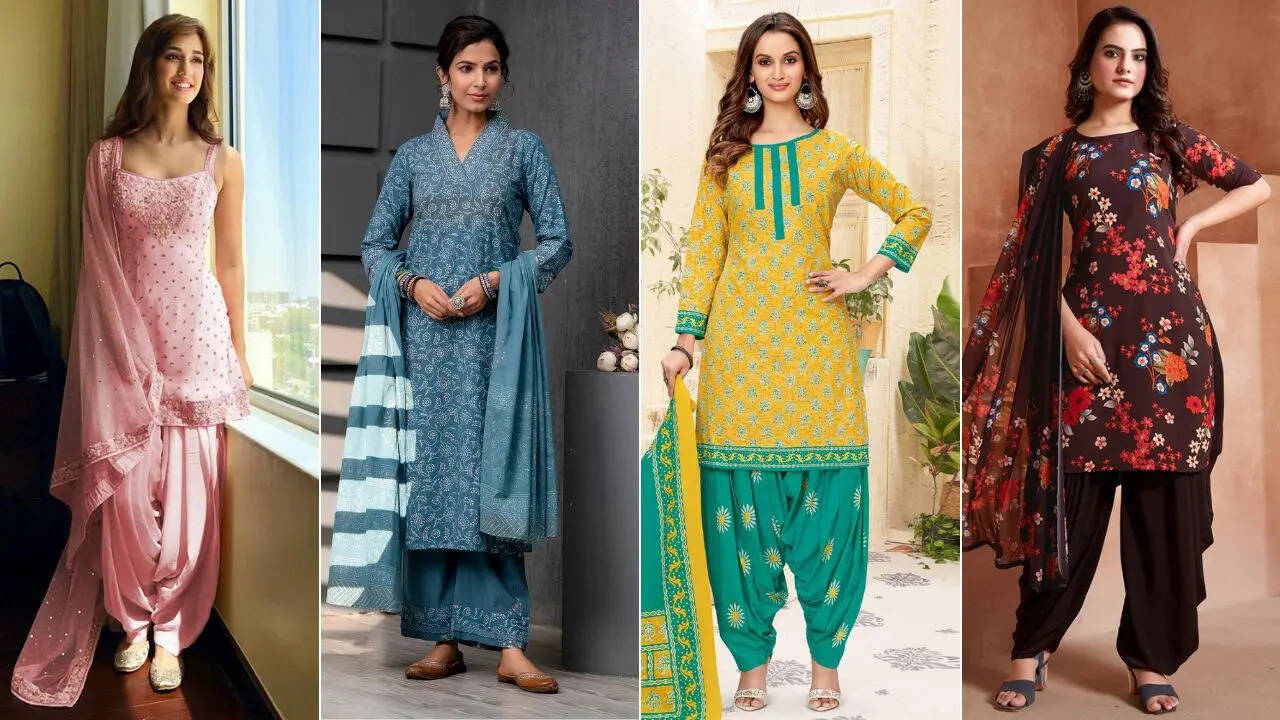 Punjabi Patiala Suite shapes fabric format for summer