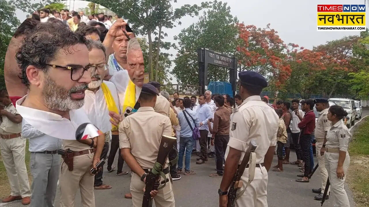 Prashant Kishore stopped before entry into village of nitish kumar in nalanda