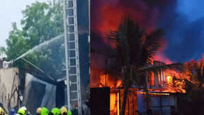 Solapur Fire सोलापुर के MIDC क्षेत्र में टॉवल फैक्ट्री में लगी भीषण आग 8 लोगों की मौत बचाव अभियान के दौरान दमकलकर्मी हुए घायल