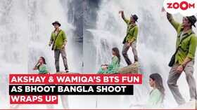 अक्षय कुमार ने पूरी की भूत बंगला की शूटिंग शेयर किया फनी बीटीएस वीडियो