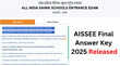 AISSEE Final Answer Key 2025 जारी हुई कक्षा 6 और 9 के लिए AISSEE फाइनल आंसर की केवल इस लिंक से करें चेक