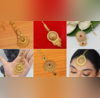 Maang Tikka Designs माथे पर ऐसे सुंदर-सुंदर मांगटीका सजाती हैं रईस राजकुमारियां देखें सोने के मांगटीका के ट्रेंडी डिजाइन
