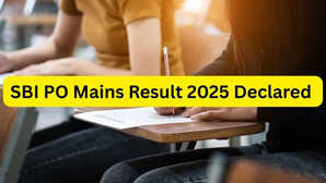 SBI PO Mains Result 2025 OUT जारी हुआ एसबीआई पीओ मेंस परीक्षा का रिजल्ट sbicoin से करें चेक