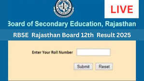 राजस्थान सरकारी रिजल्ट RBSE 12th Board Result 2025 LIVE टॉपर्स लिस्ट तैयार इतने बजे चेक करें RBSE Rajasthan Board 12th Result अपडेट