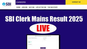 SBI Clerk Mains Result 2025 LIVE जारी होने वाला है एसबीआई क्लर्क मेन्स रिजल्ट 2025 sbicoin से डाउनलोड करें स्कोर कार्ड