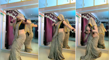 Bhabhi Dance हरियाणवी गाने पर देसी भाभी ने घूंघट में मटकाई ऐसी कमर लटकों-झटकों पर फिदा हुए लोग