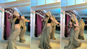 Bhabhi Dance हरियाणवी गाने पर देसी भाभी ने घूंघट में मटकाई ऐसी कमर लटकों-झटकों पर फिदा हुए लोग