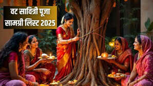 वट सावित्री पूजा सामग्री लिस्ट 2025 व्रत को पूर्ण और सफल बनाने के लिए पहले से तैयार रखें ये चीजें