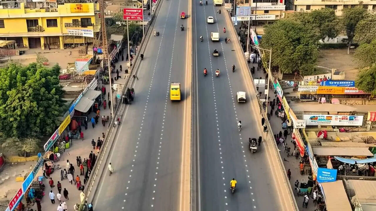 The highest road is Shahheri Ai