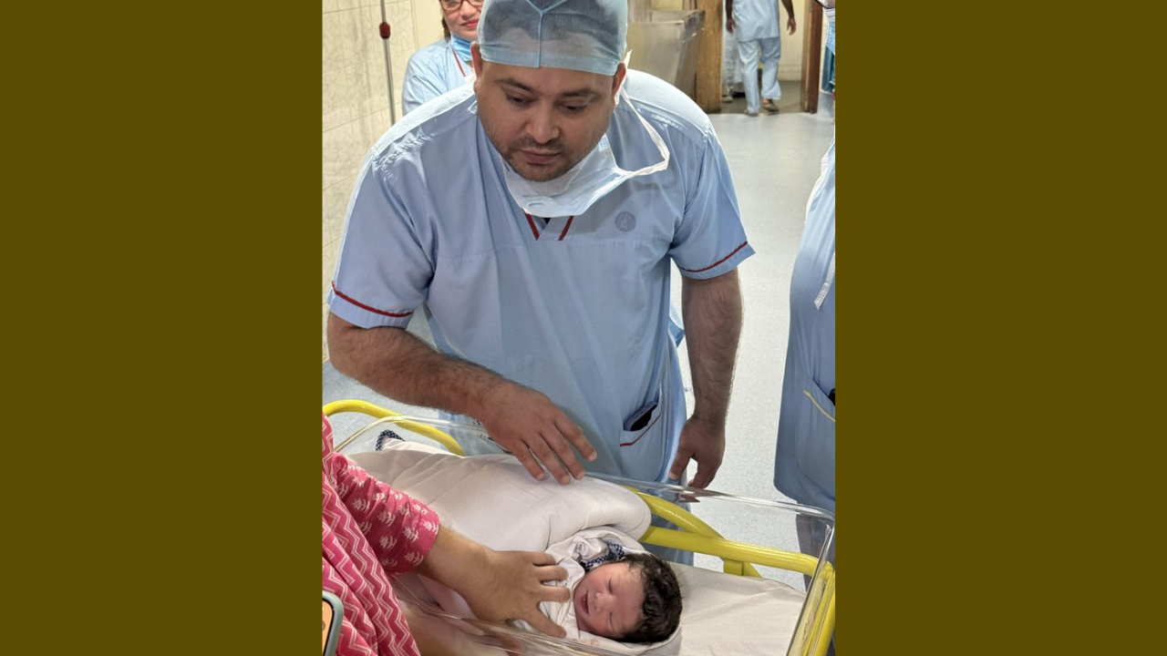 Tejashvi becomes father