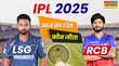 LSG vs RCB Match Toss Update टॉस जीतकर पहले गेंदबाजी करेगी आरसीबी