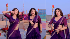 Dance Video लगा के थर्मामीटर गाने पर देसी भाभी का जबरदस्त धमाल दिल थामकर देखें हाहाकारी डांस