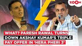 Hera Pheri 3 CONTROVERSY परेश रावल ने मारी अक्षय कुमार के ट्रिपल पेमेंट ऑफर को लात