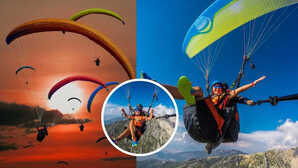 Paragliding Tourism भारत की इन 3 जगहों पर लें पैराग्लाइडिंग का मजा हवा में उड़ते हुए देखें अद्भुत नजारे