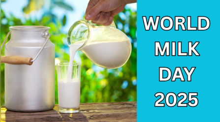 World Milk Day 2025 Quotes: दूध की महिमा गाओ, जीवन में खुशहाली लाओ... वर्ल्ड मिल्क डे पर शेयर करें ये कोट्स, दें शुभकामनाएं