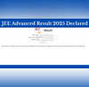 JEE Advanced 2025 Result Declared जारी हुआ जेईई एडवांस्ड रिजल्ट यह रहा डाउनलोड करने का डायरेक्ट लिंक