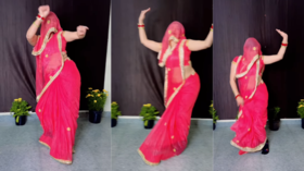 Desi Bhabhi Dance घूंघट में देसी भाभी का बवाली डांस स्वैग देखकर सिर गोल-गोल घूमने लगेगा