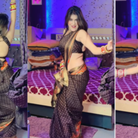 Desi Bhabhi Dance कैमरा देखते ही भाभी ने मचाया ऐसा भौकाल अदाओं पर फिदा हो गए लोग