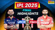 RCB vs PBKS Highlights पहली ट्रॉफी की तलाश में खेल रही है पंजाब किंग्स और रॉयल चैलेंजर्स बेंगलुरु