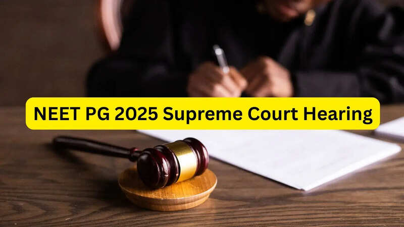 NEET PG 2025 Supreme Court Hearing
