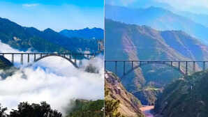 सपने नहीं हकीकत बुनते हैं अश्विनी वैष्णव ने चिनाब रेलवे ब्रिज का वीडियो किया साझा इंजीनियरिंग की अनूठी मिसाल है ये आर्च ब्रिज