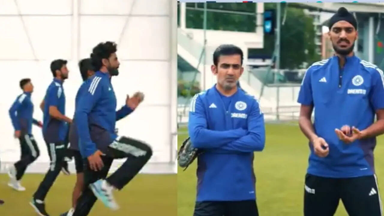 Antes del equipo de entrenamiento de India Ind versus motor