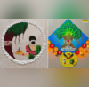 Vat Purnima 2025 Rangoli Designs वट पूर्णिमा पर बनाएं ये सिंपल और सुंदर सी रंगोली देखें लेटेस्ट ट्रेंडी रंगोली डिजाइन Photos Wallpaper