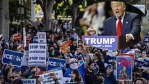 US Protest ट्रम्प-कैलिफ़ोर्निया के बीच बढ़ा तनाव आव्रजन विरोध के बीच लॉस एंजिल्स में 700 मरीन तैनात