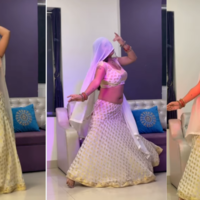 Bhabhi Dance बॉलीवुड गाने पर देसी भाभी का मदहोश करने वाला डांस स्वैग देख दीवाना हुए लोग
