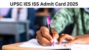 UPSC IES ISS Admit Card 2025 Released जारी हुआ यूपीएससी आईएस और आईएसएस का एडमिट कार्ड इस लिंक से करें डाउनलोड