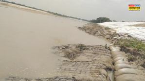 बिहारशरीफ मूसलाधार बारिश में चट्टान की तरह खड़े रहेंगे तटबंध कटाव रोकने का भी हुआ इंतजाम