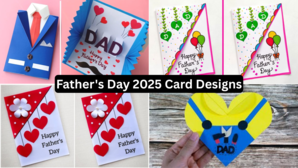 Fathers Day 2025 Card Designs फादर्स डे पर पापा के लिए अपने हाथों से बनाएं ये खूबसूरत ग्रीटिंग कार्ड्स देखें Card Ideas For Dad