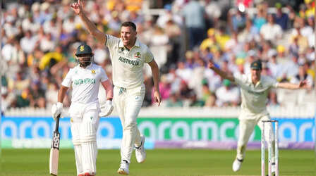 AUS vs SA, WTC Final Day 1: पहले दिन ऑस्ट्रेलिया ने 212 रन पर ढेर होने के बाद की धमाकेदार वापसी, बैकफुट पर दक्षिण अफ्रीका