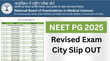 NEET PG 2025 बड़ी खबर नीट पीजी परीक्षा के लिए रिवाइज एग्जाम सिटी स्लिप हुई जारी इस लिंक से करें चेक