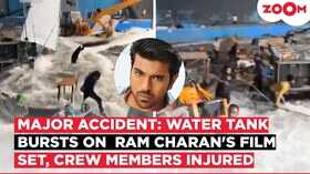 Ram Charan की फिल्म द इंडिया हाउस के सेट में हुआ बड़ा हादसा वाटर टैंक फटने से कई लोग घायल
