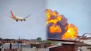 Ahmedabad Plane Crash Video में देखें कैसे क्रैश हुआ एयर इंडिया का विमान और बन गया आग का गोला