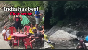 Video हिमाचल प्रदेश में वाटरफॉल की खूबसूरती का क्या हाल कर दिया पर्यटकों पर यूजर्स ने निकाली भड़ास