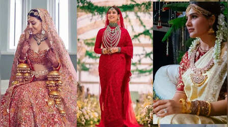 ​South Actress Bride Look: किसी ने साउथ सिल्क साड़ी तो किसी ने लहंगे में लिए थे फेरे, ब्राइड बनकर चांद सी खिली थी ये एक्ट्रेस​