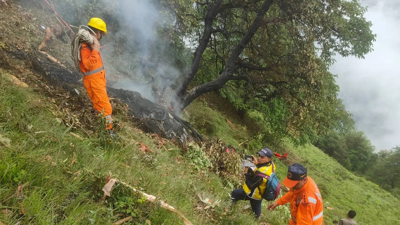 helicopter crash.