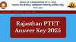 Rajasthan PTET Answer Key 2025 राजस्थान पीटीईटी आंसर-की पीडीएफ ptetvmoukota2025com से ऐसे करें डाउनलोड