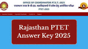 Rajasthan PTET Answer Key 2025 राजस्थान पीटीईटी आंसर-की पीडीएफ ptetvmoukota2025com से ऐसे करें डाउनलोड