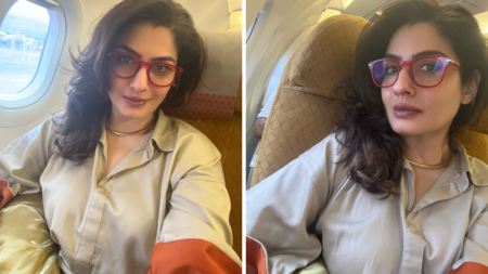 अहमदाबाद विमान हादसे के बाद रवीना टंडन ने एयर इंडिया से भरी उड़ान, बोलीं  'नई शुरुआत के साथ...' | Times Now Navbharat