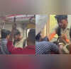 Chor Ka Video मेट्रो में पकड़ा गया हैंडसम चोर पहले लगा थप्पड़ फिर हुई लात-घूंसों की बरसात