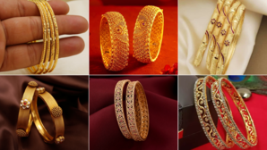 Gold Bangles बड़े घर की बेटियों के लिए बनती हैं ऐसी सोने की चूड़ियां 4 तोले में तैयार हो जाता है चार का सेट देखें नए डिजाइन्स