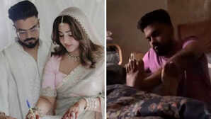 Rocky Jaiswal ने मेल ईगो किनारे रख दबाए Hina Khan के पैर वीडियो शेयर कर बोलीं एक्ट्रेस- इनका रोज का काम