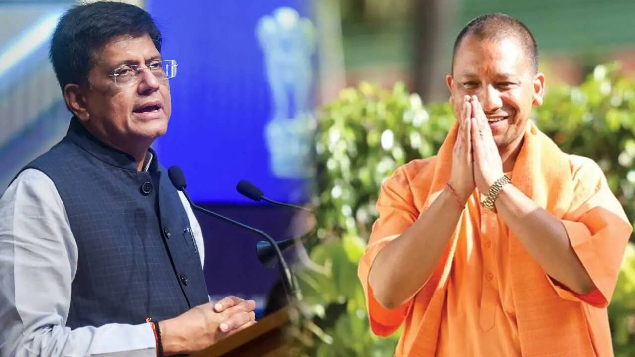 Piyush Goyal and Yogi Adityanath