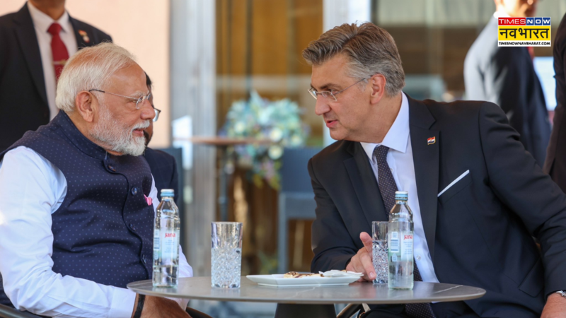 PM Modi-Croatia's Prime Minister Plenkovic Meet