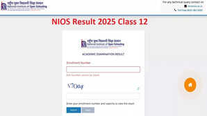 NIOS Result 2025 Class 12 एनआईओएस सीनियर सेकेंडरी रिजल्ट resultsniosacin पर हुआ घोषित यहां से चेक करें नतीजे