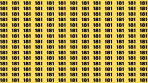 IQ Test पहेलियों का बेताज बादशाह ही 181 की भीड़ में 101 ढूंढ़ पाएगा दम है तो खोजें
