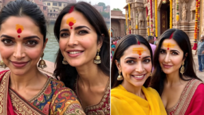 पतियों को घर छोड़ बनारस घूमने पहुंच गईं दीपिका-कैटरीना वायरल फोटोज में पहने ऐसे साड़ी-सूट की देसी अदा पर हर कोई फिदा